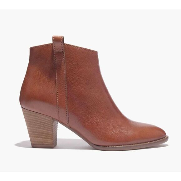 MADEWELL Billie Boot in Cognac Size 7.5 - Picture 1 of 10